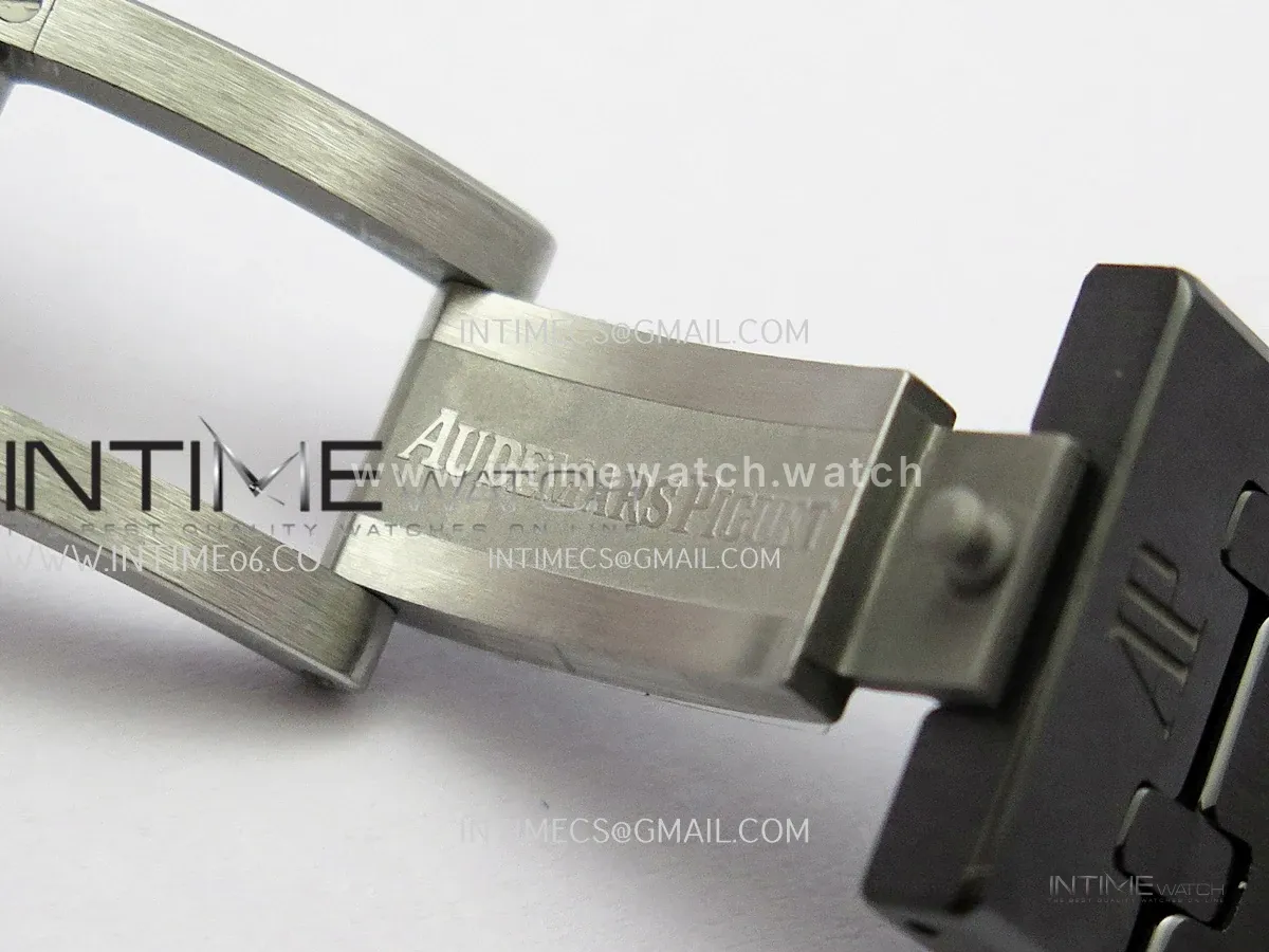 Royal Oak 41mm Openworked Ceramic 15416CE THBF 1:1 Best Edition On Ceramic Bracelet Super Clone 3132 (Free Sprung Look)