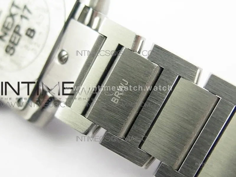 Tank Francaise Ladies 25mm SS 8848F 1:1 Best Edition White Dial Diamond Markers on SS Bracelet Ronda Quartz