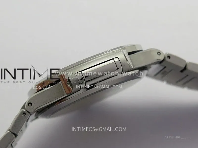 Nautilus 7118 Ladies Diamond Bezel SS DDF 1:1 Best Edition Silver Dial On SS Bracelet Super Clone DD324