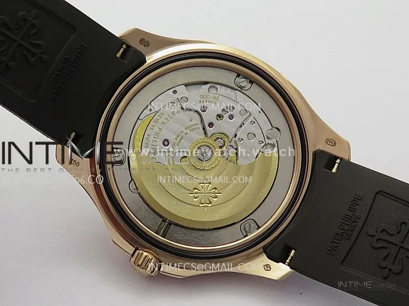 Aquanaut 5167R Gain Weight RG WSF 1:1 Best Edition Brown Dial On Brown Rubber Strap Super Clone DD330