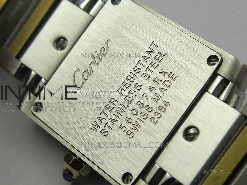 Tank Francaise Ladies 25mm SS/YG 8848F 1:1 Best Edition Ivory Dial on SS/YG Bracelet Ronda Quartz