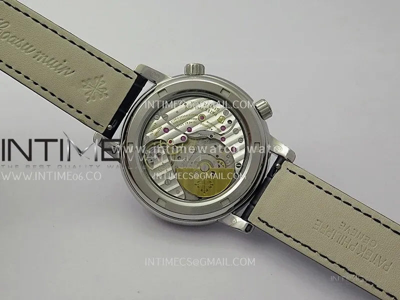 Grand Complications 6102G Moon SS/T Crystal YF Blue Dial on Blue Leather Strap A240