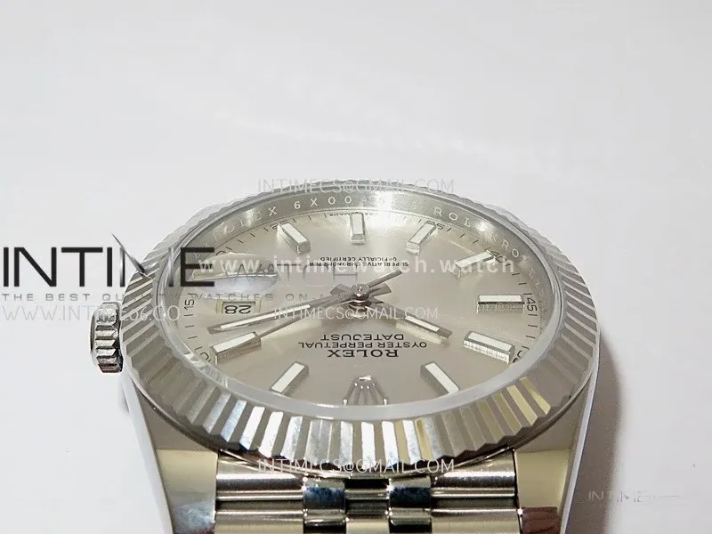 DateJust 41 126334 904L SS V2 VSF 1:1 Best Edition Silver Dial Stick Marker On Jubilee Bracelet DD3235