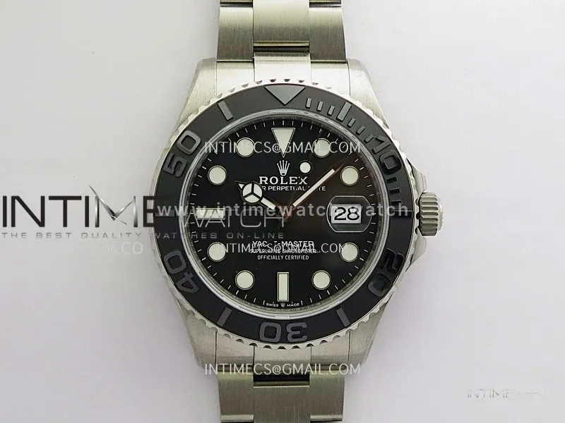 Yacht-Master 226627 V2 Ti VSF 1:1 Best Edition Black Dial On Titanium Bracelet DD3235
