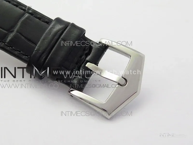 Classic 5077P-102 SS Case FLF Best Edition Real Enamel Dial 4 Black Leather strap Cal.240