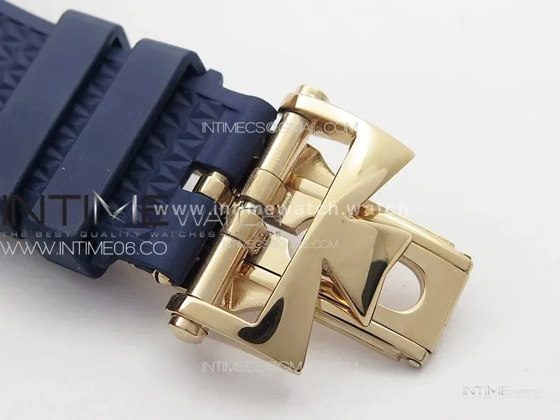 Overseas Tourbillon RG BBS Best Edition Blue Dial on Blue Rubber Strap