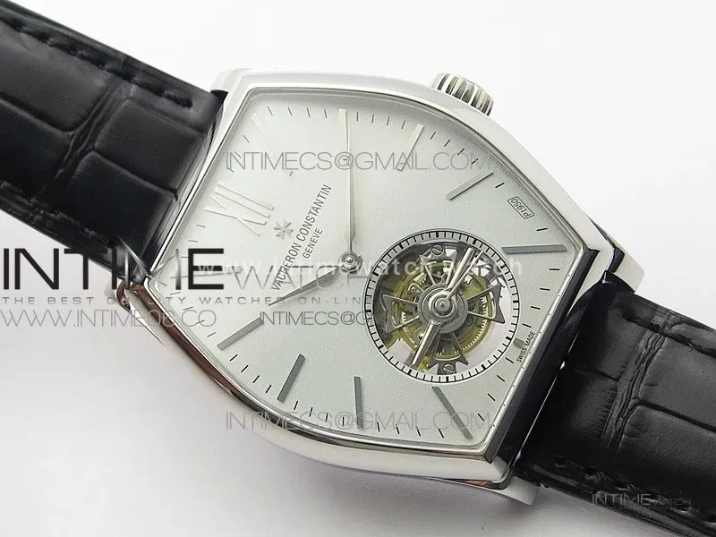 Malte Tourbillon SS VCR Best Edition Gray Dial on Black Croco Leather Strap