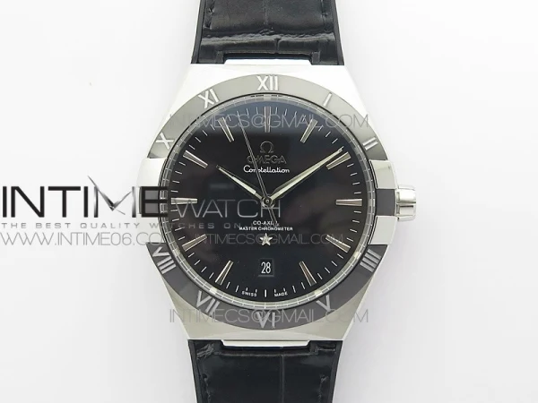 Constellation 131.33.41.21.03.001 SS TW Best Edition Black Dial On Black Gummy Strap A8900
