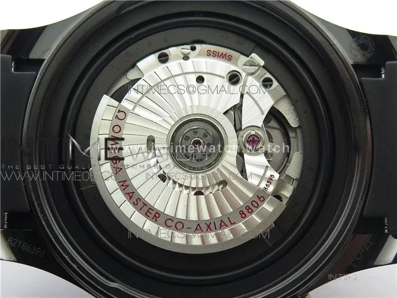 Seamaster Diver 300M Real Ceramic Case VSF 1:1 Best Edition on Black Rubber Strap A8806