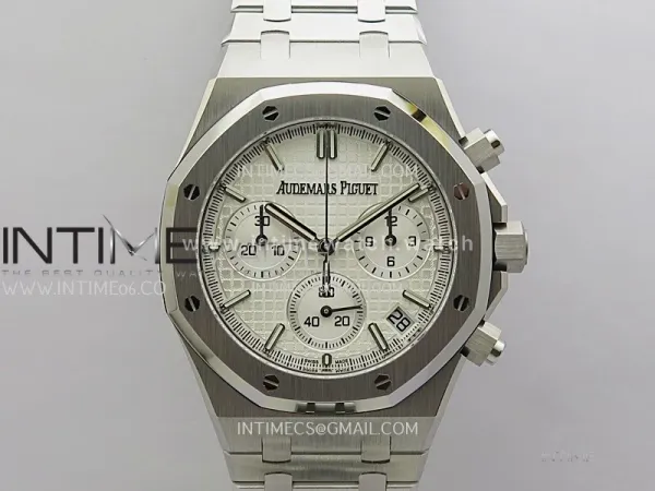 Royal Oak Chrono 26240 SS V2 DDF 1:1 Best Edition Silver Dial On SS Bracelet Super Clone DD4401