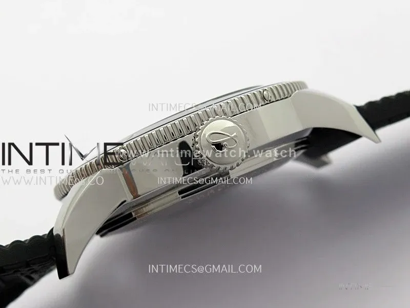 SuperOcean 46mm Green Ceramic Bezel SS B50 1:1 Best Edition Green Dial On Black Rubber Strap A2824