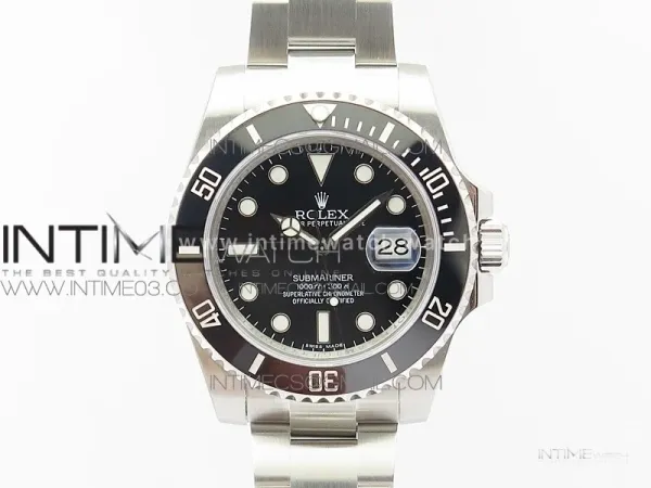 Submariner 116610 LN Black Ceramic VRF Max 904L 1:1 Best Edition on SS Bracelet VR3135