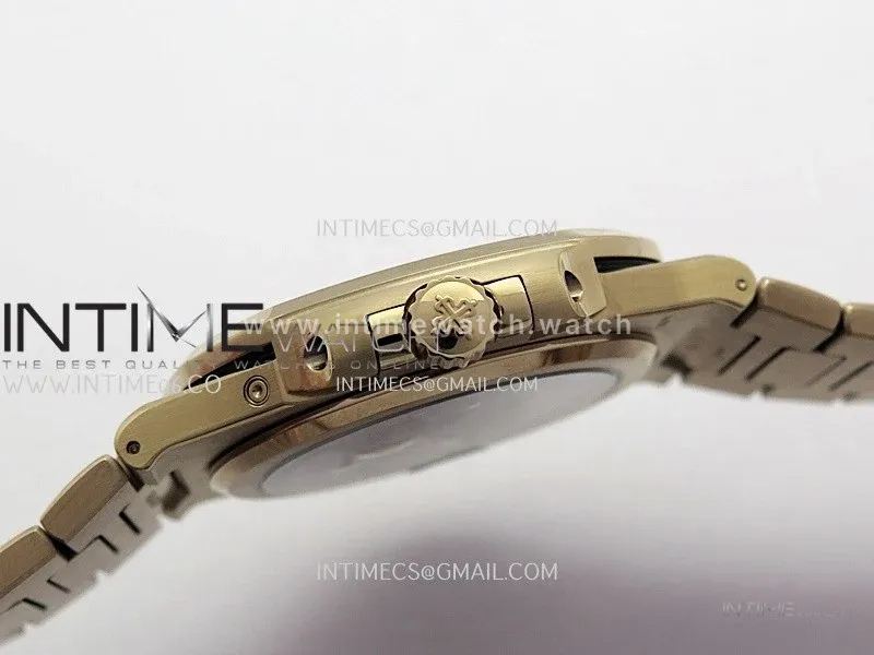 Nautilus 5712-1A 001 RG WSF 1:1 Best Edition Brown Dial On RG Bracelet Super Clone JH240 (Free tool)
