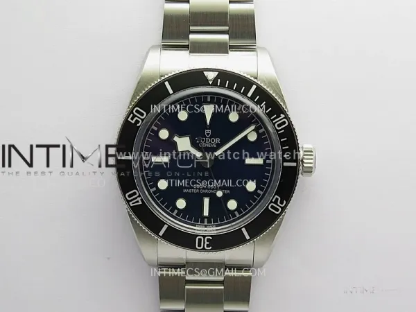 Heritage Black Bay M7943 43mm SS ZF 1:1 Best Edition Blue Dial On SS Bracelet A2824