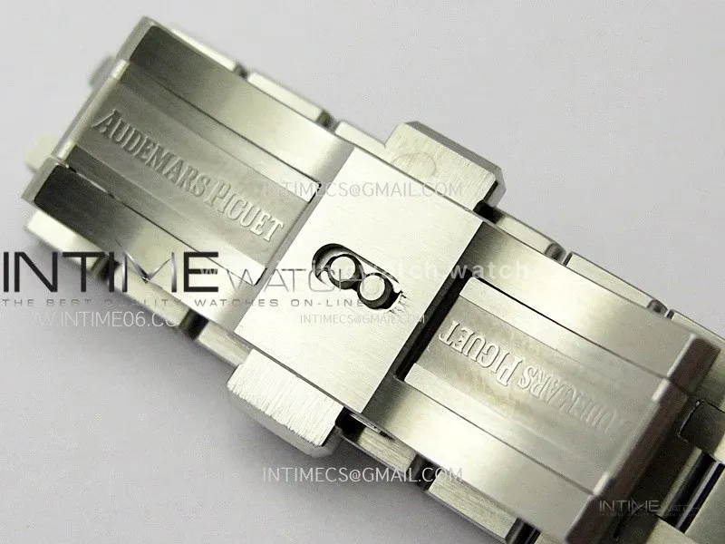 Royal Oak 37mm 15450 SS IPF 1:1 Best Edition Silver Dial on SS Bracelet SA3120 Super Clone