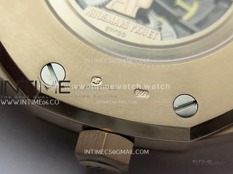 Royal Oak 41mm Openworked 15407 RG THBF 1:1 Best Edition on RG Bracelet SA3132