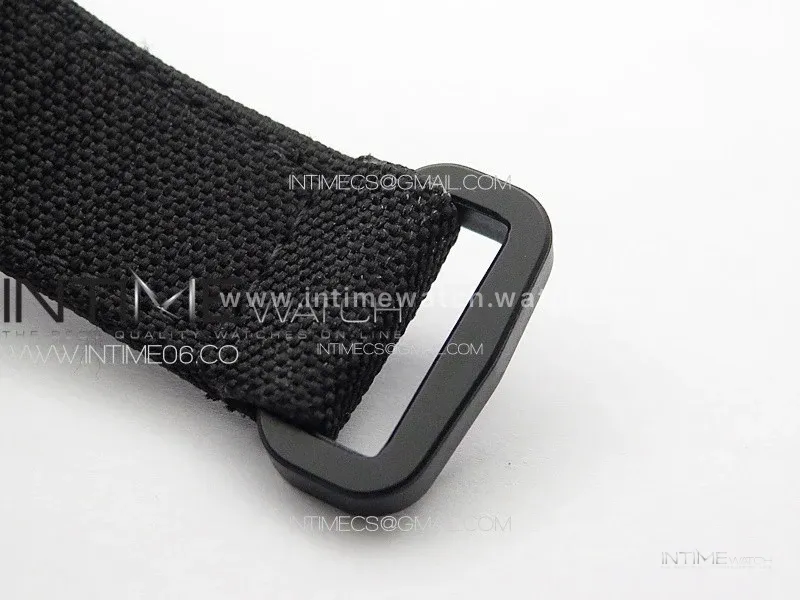 RM055 Real Ceramic Case KUF Best Edition Black Crown on Black Nylon Strap MIYOTA8215