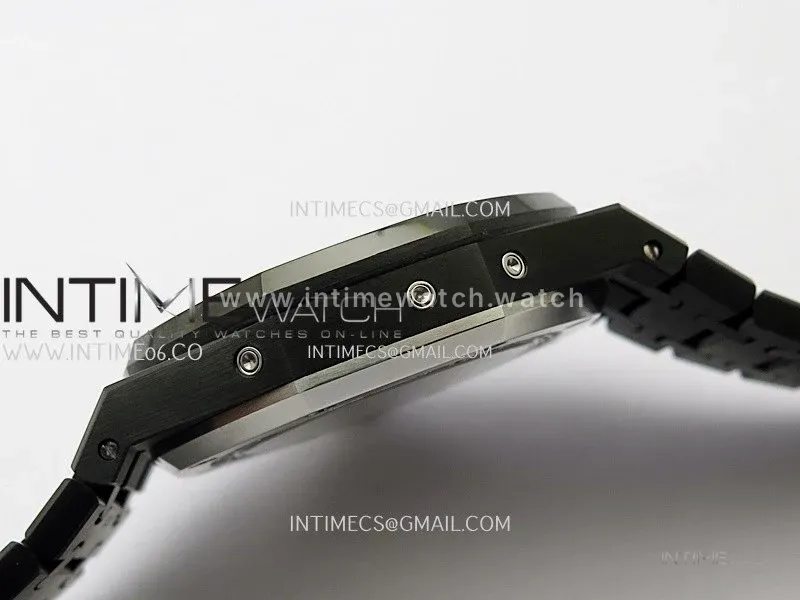 Royal Oak 41mm Perpetual Calendar 26579CE Black SS BBS Best Edition On Black SS Bracelet A5134