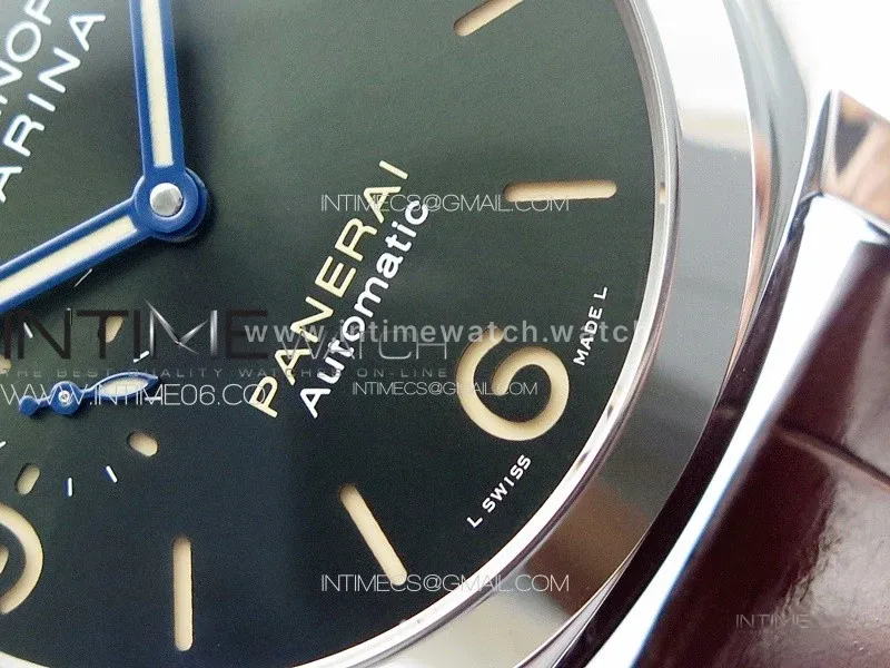 Pre Order PAM1116 SS VSF 1:1 Best Edition Green Dial on Brown Leather Strap P.9010 Super Clone