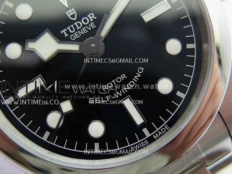 Black Bay 79500 36mm SS KRF 1:1 Best Edition Black Dial On SS Bracelet A2824