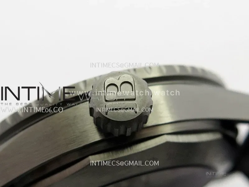 Fifty Fathoms Bathyscape Titanium Ceramic Bezel GF 1:1 Best Edition Blue Dial On Nylon Strap A1315