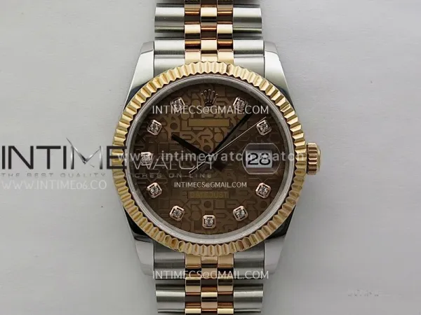 DateJust 126231 904L SS/RG JDF 1:1 Best Edition RG Jubilee Dial on Jubilee SS/RG Bracelet