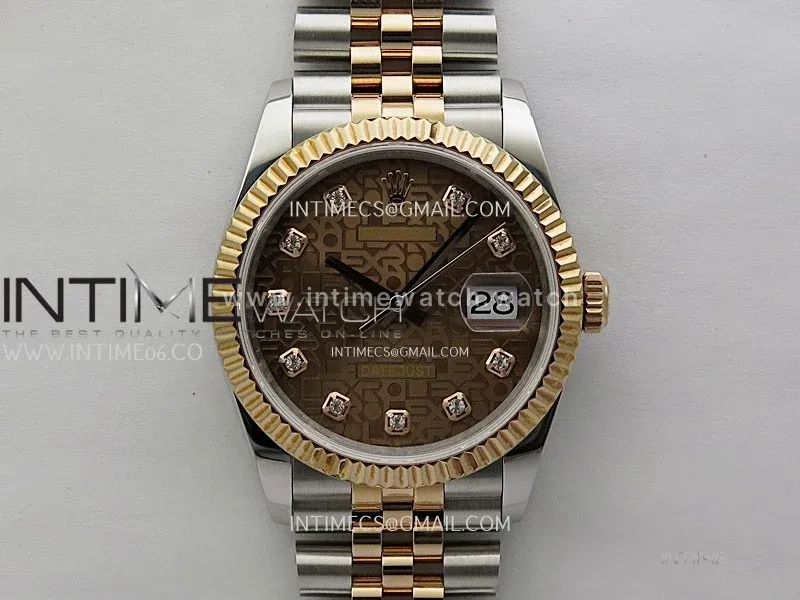 DateJust 126231 904L SS/RG JDF 1:1 Best Edition RG Jubilee Dial on Jubilee SS/RG Bracelet