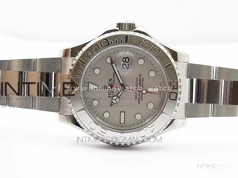Yacht-Master 116622 904L SS GMF 1:1 Best Edition Gray Dial on 904L SS Bracelet A2836