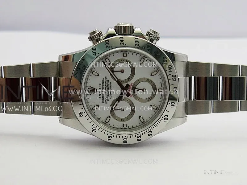 Daytona 116520 904L SS VSF 1:1 Best Edition White Dial On 904L SS Bracelet DD4130