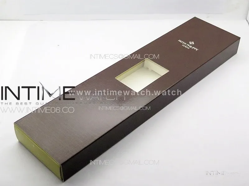 Annual Calendar Moonphase 5396 RG PPF 1:1 Best Edition Champagne Dial on Brown Leather Strap PPF324