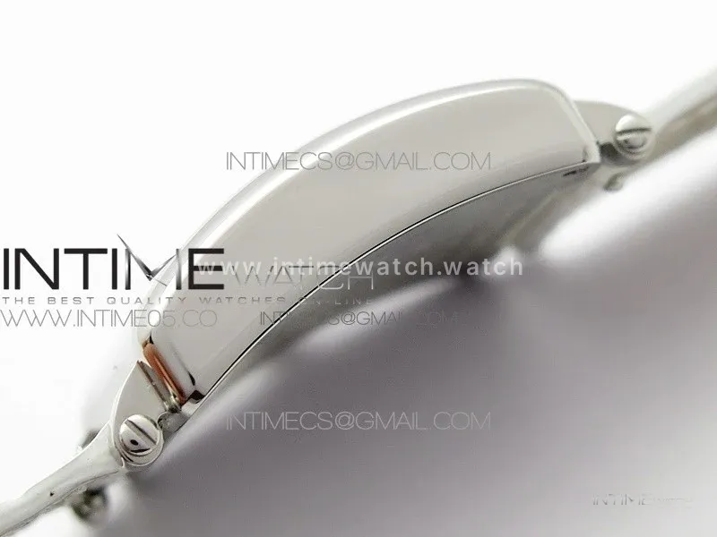 Master Square SS Ladies ZF 1:1 Best Edition White Colorful Arabic Dial on White Leather Strap Ronda Quartz