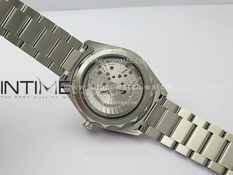 Aqua Terra 150M Master Chronometers N1F Best Edition Gray Textured Dial on SS Bracelet A8900