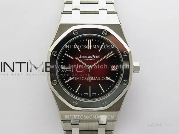 Royal Oak 16202XT 39mm Titanium ZF 1:1 Best Edition Red Dial On SS Bracelet A7121