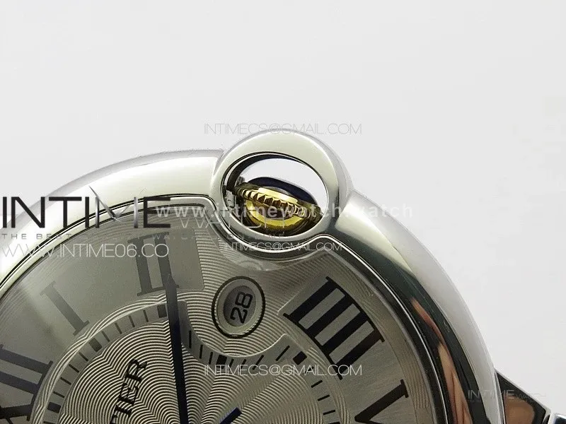 Ballon Bleu 42mm SS/YG 3KF 1:1 Best Edition White Texture Dial on SS Bracelet A2824
