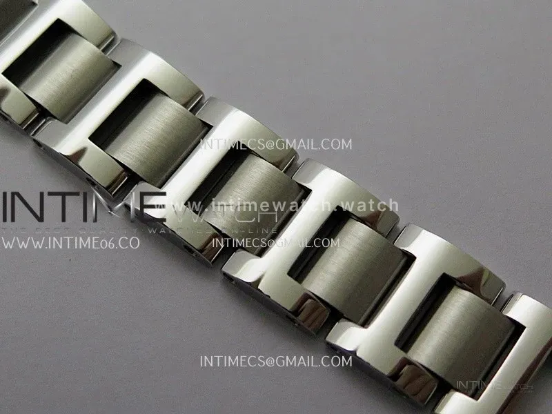 Ballon Bleu 33mm SS AF 1:1 Best Edition White Textured Dial On SS Bracelet Super Clone A1853