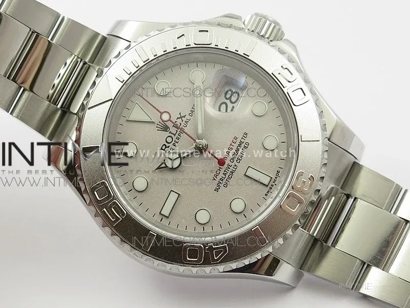 Yacht-Master 116622 904L SS GMF 1:1 Best Edition Gray Dial on 904L SS Bracelet A2836