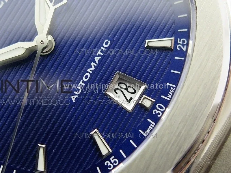 Piaget Polo S 42mm SS MKF 1:1 Best Edition Blue Textured Dial on SS Bracelet A1110P