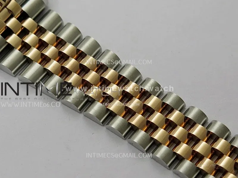 DateJust 126231 904L SS/RG JDF 1:1 Best Edition Gray Dial RG Roman Markers on Jubilee SS/RG Bracelet