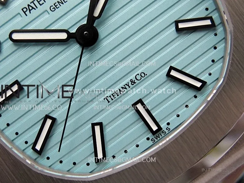 Nautilus 5711/1A SS DDF 1:1 Best Edition Tiffany Blue Textured Dial On SS Bracelet Super Clone 330