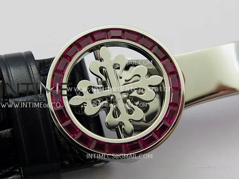 Grand Complications 6104 12P-010 SS PPF 1:1 Red T Dia Blue Dial On Blue Leather Strap Super Clone Asian 240