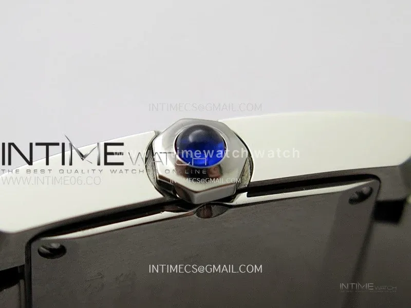 Tank Francaise Ladies 21.2mm SS 8848F 1:1 Best Edition Silver Dial on SS Bracelet Ronda Quartz