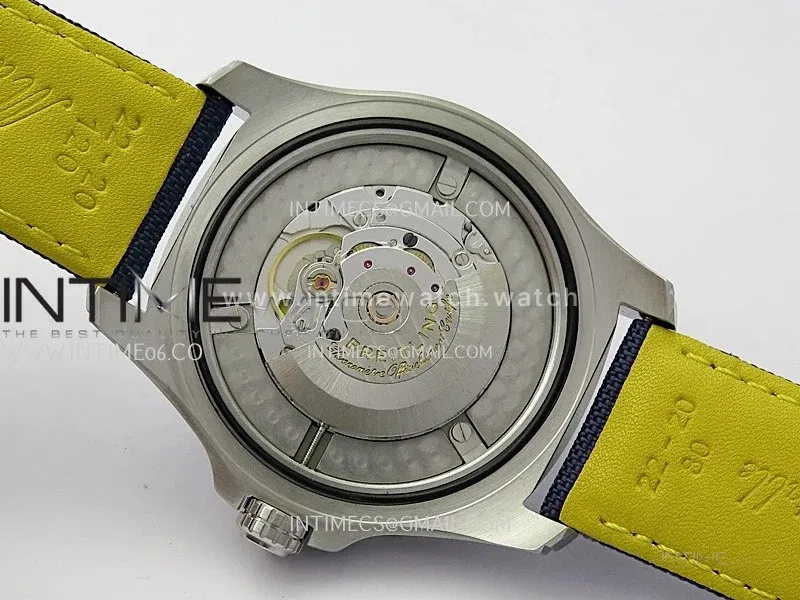 Avenger Chronometer 45mm SS B50F 1:1 Best Edition Blue Dial On Blue Nylon Strap A2824
