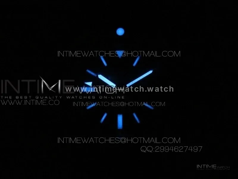 Seawolf SS Black Stick Marker Dial on Leather strap A2836