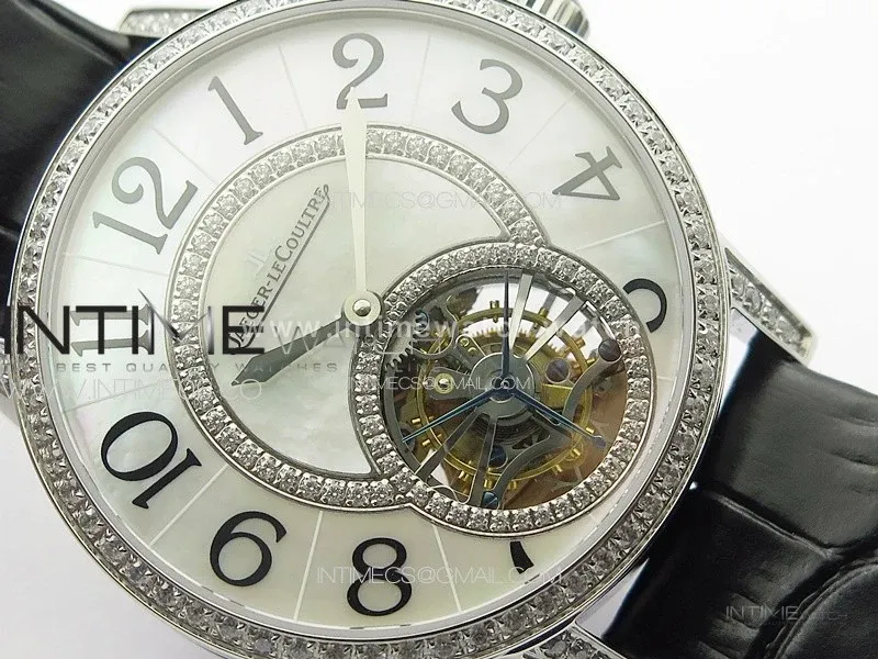 Rendez-Vous Tourbillon SS RMSF Best Edition White Dial on Black Leather Strap