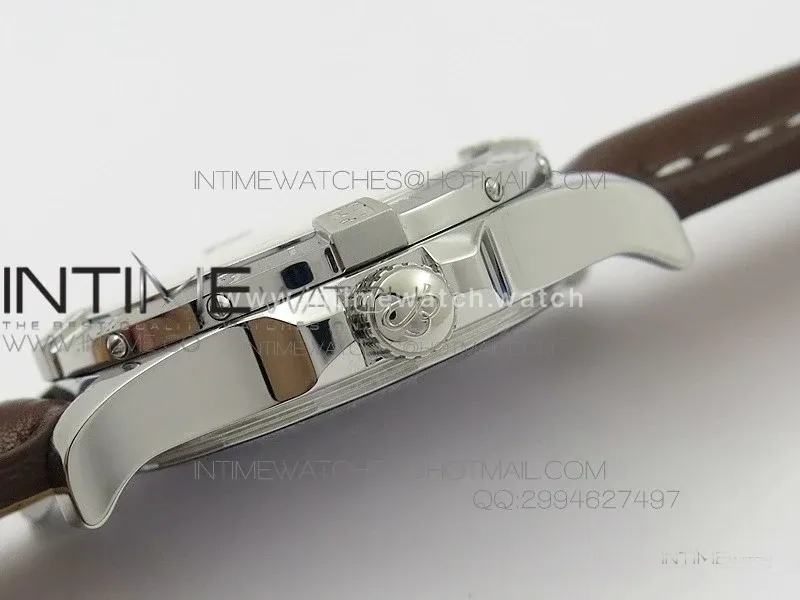 Seawolf SS Black Stick Marker Dial on Leather strap A2836