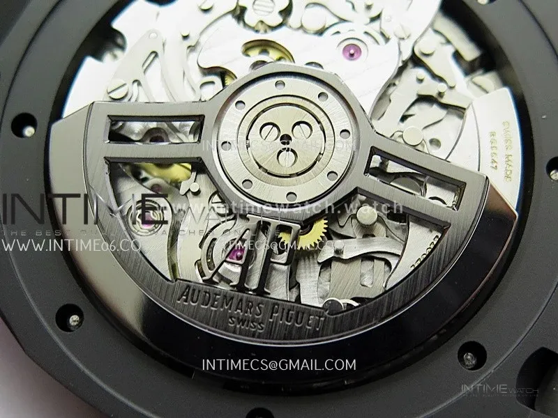 Royal Oak Chrono 26240 Real Ceramic DDF 1:1 Best Edition Black Dial On Ceramic Bracelet Super Clone DD4401