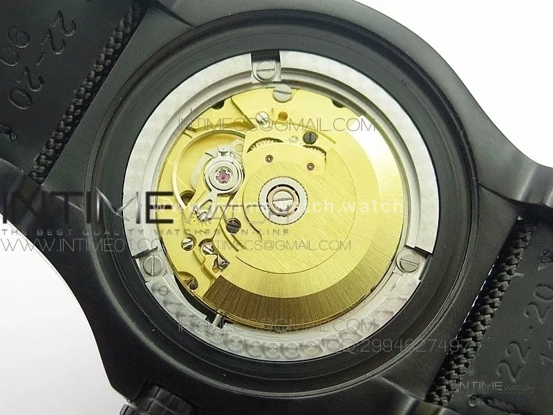 Avenger II Seawolf PVD Black Dial on Gray Nylon Strap A2836