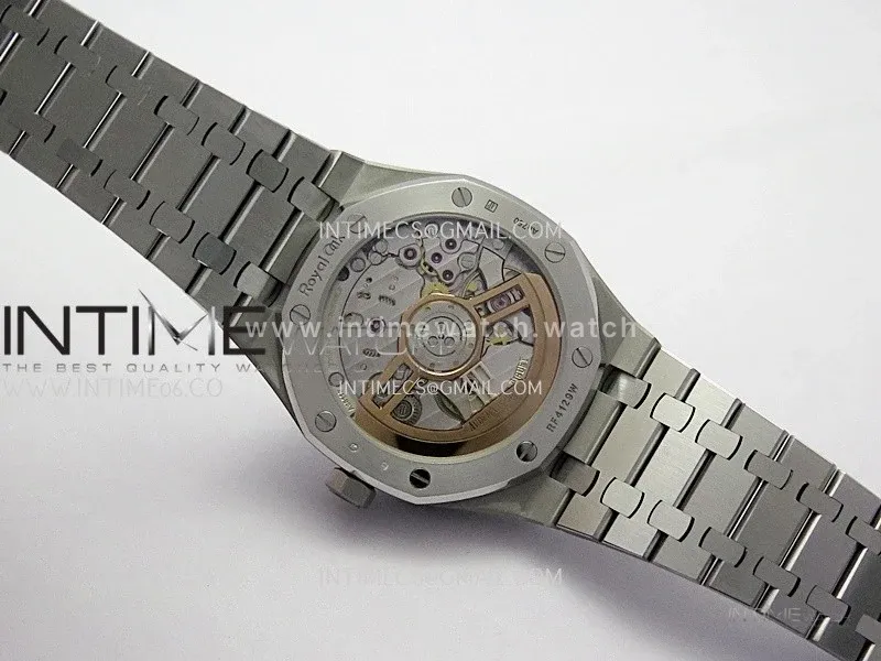 Royal Oak 41mm 15510BC Gain Weight DDF 1:1 Best Edition Smoke Blue Dial On SS Bracelet Super Clone DD4302
