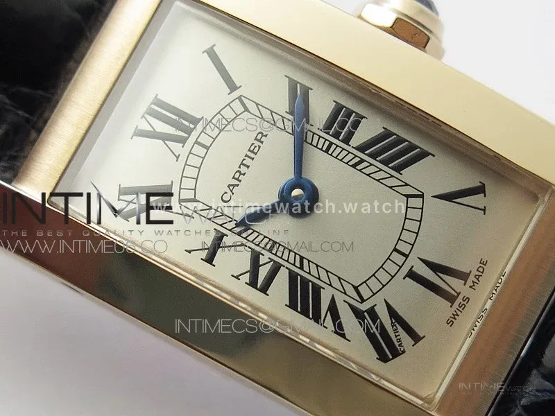 Tank WJTA0029 29mm 8848F RG Gold Dial on Black Croco Strap Ronda Quartz