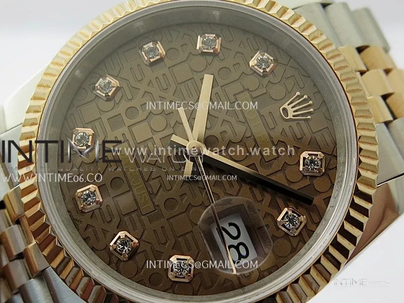 DateJust 126231 904L SS/RG JDF 1:1 Best Edition RG Jubilee Dial on Jubilee SS/RG Bracelet